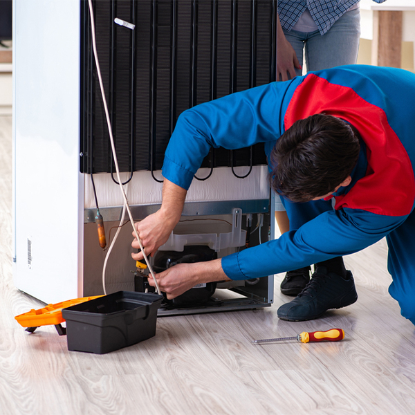 how long does it usually take to repair a refrigerator in Clare IA